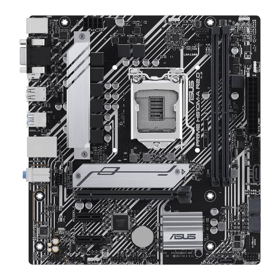 User Manuals: Asus PRIME H510M-A R2.0 Motherboard