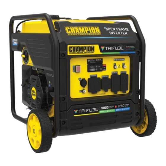 Champion 201176 Quick Start Manual