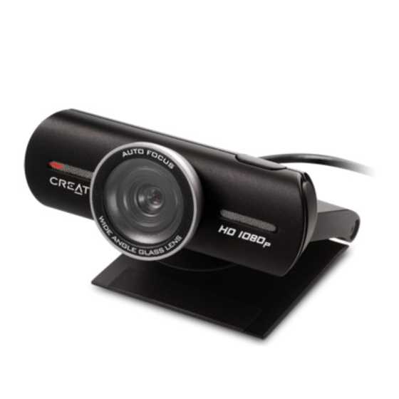 Creative Live Cam Socialize HD 1080 Manual