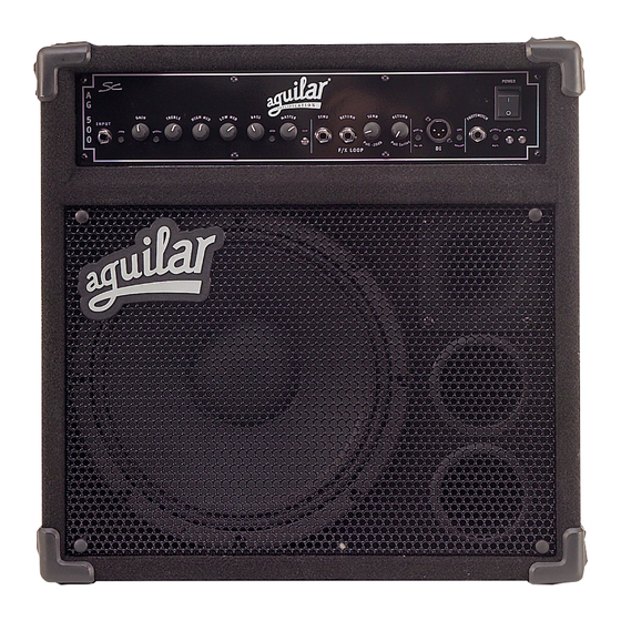 Aguilar AG 500 Dual Channel Head Brochure & Specs