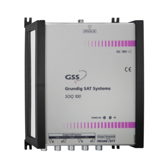GSS SOQ 100 Brief Assembly Instruction
