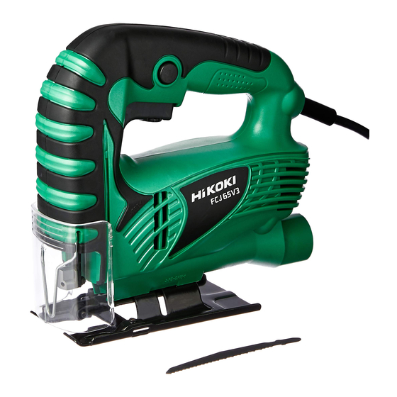 Metabo HPT FCJ 65V3 Handling Instructions Manual