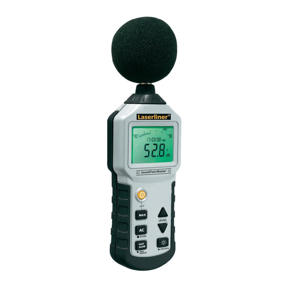 LaserLiner SoundTest-Master Manual