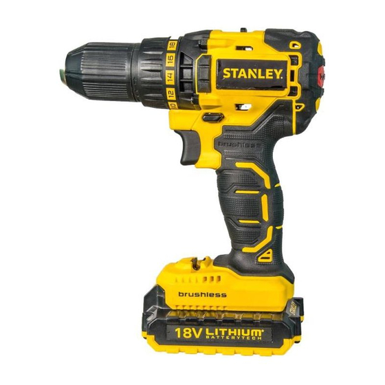 Stanley SBD20 Original Instructions Manual