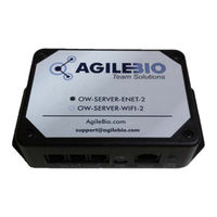AGILEBIO OW-SERVER-ENET-2 Quick Start Manual