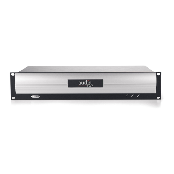 Biamp AudiaFLEX Manual
