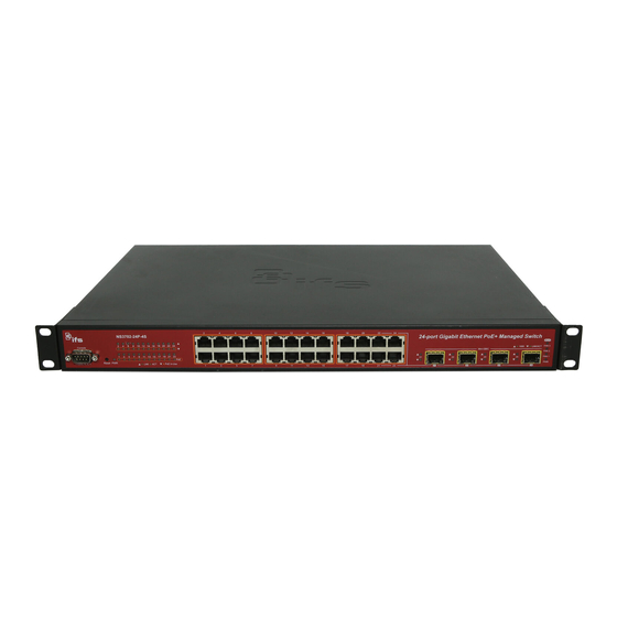 ifs NS3702-24P-4S-V3 Quick Installation Manual