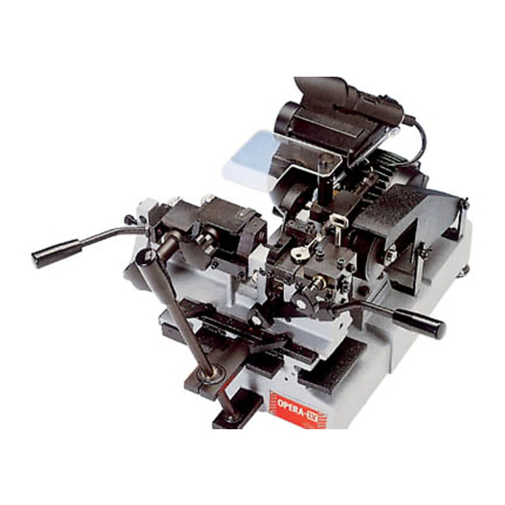 Silca OPERA IV Operating Manual