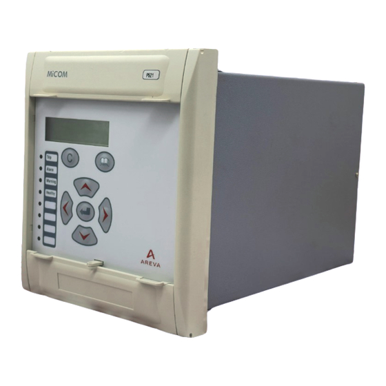 Areva MiCOM P521 Documentation Update