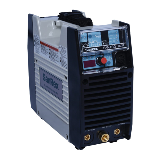 SanRex SANARG 160P TIG/Stick Welder Manuals
