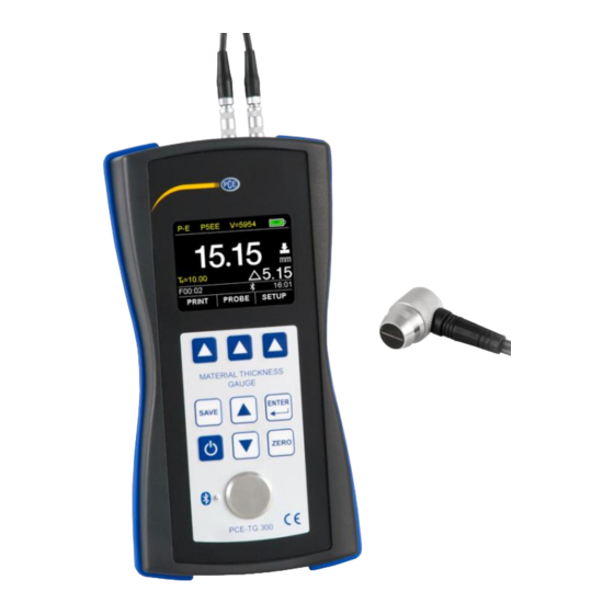 PCE Instruments PCE-TG 300-P5EE User Manual