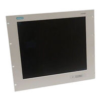 Siemens 6AV81002BB001AA0 Operating Instructions Manual
