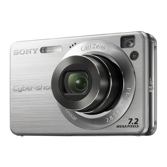 Sony Cyber-shot DSC-W120 Instruction Manual