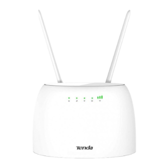 Tenda 4G06 Installation Manual