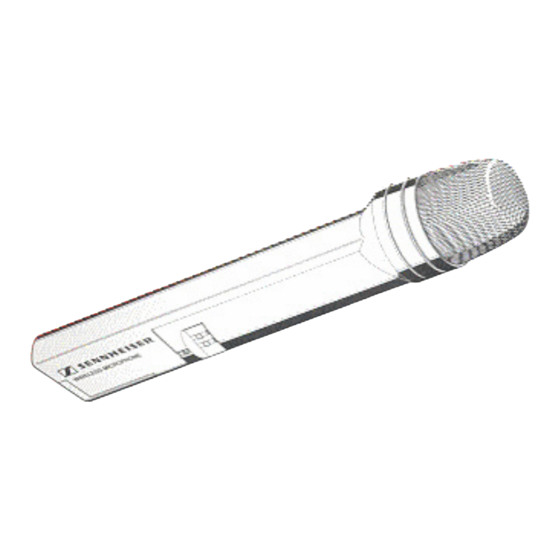 Sennheiser BF 1081 V Instructions For Use Manual