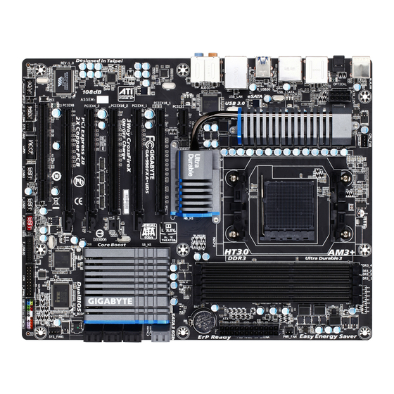 Gigabyte GA-990FXA-UD5 User Manual