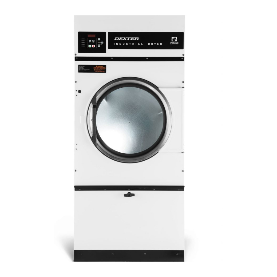 Dexter Laundry T-30 Operators Manual Installation & Operation Instructions