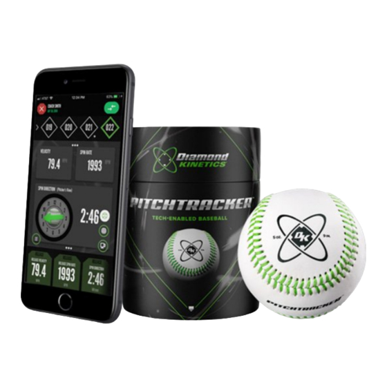 Diamond Kinetics PitchTracker Baseball User Manual