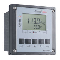Knick Stratos Eco 2405 Oxy Quick Start Manual