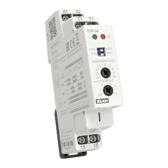 Elko TER-3 A Quick Start Manual