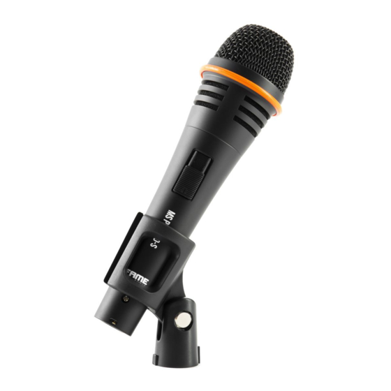 Fame Audio MS Pro 38D-S Manual