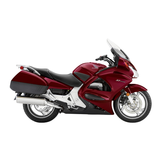 Honda ST1300A 2004 Setup Instructions