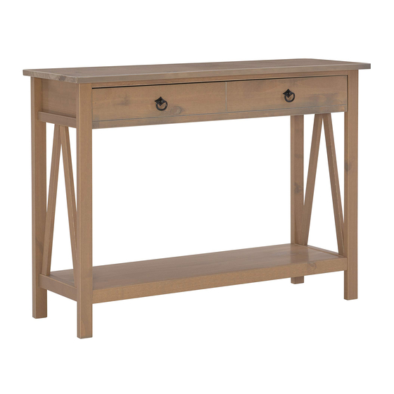 Linon 86152GRY01U Manual