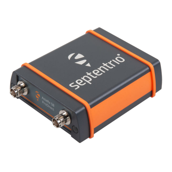 SEPTENTRIO AsteRx SB ProDirect User Manual