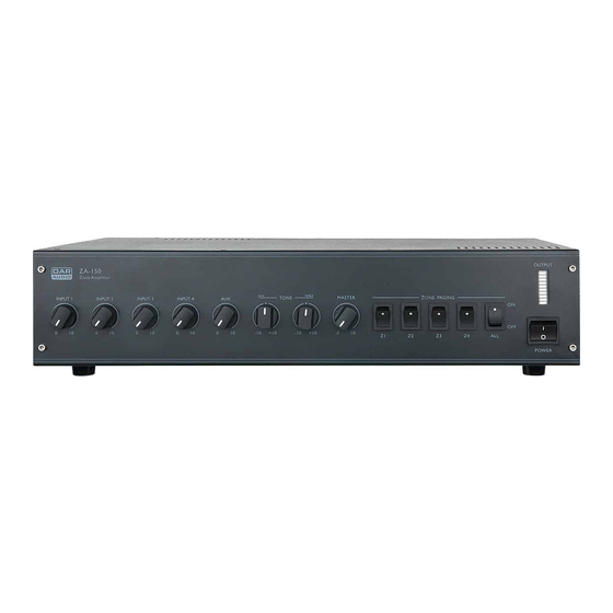 DAPAudio ZA-150 Manual