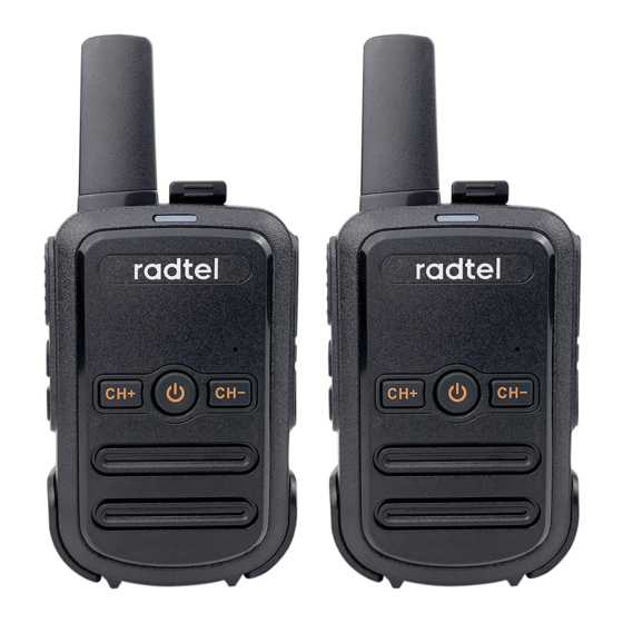 RADTEL RT12 Instruction Manual