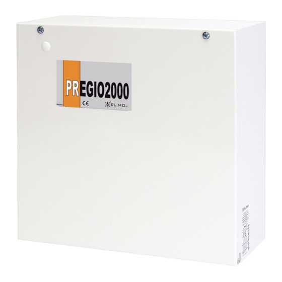 El.Mo PREGIO2000 User Manual