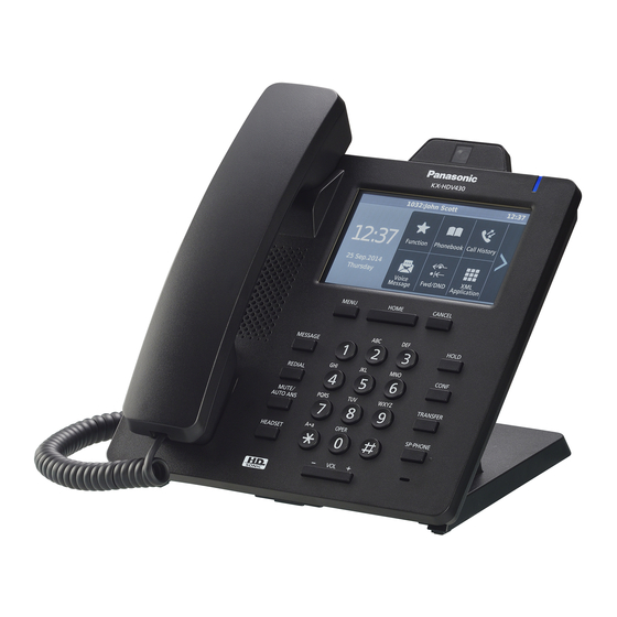 Panasonic KX-HDV430 Quick Start Manual