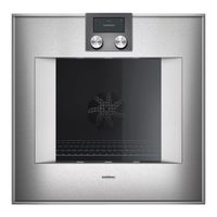 Gaggenau BO 451 2 Series Instruction Manual