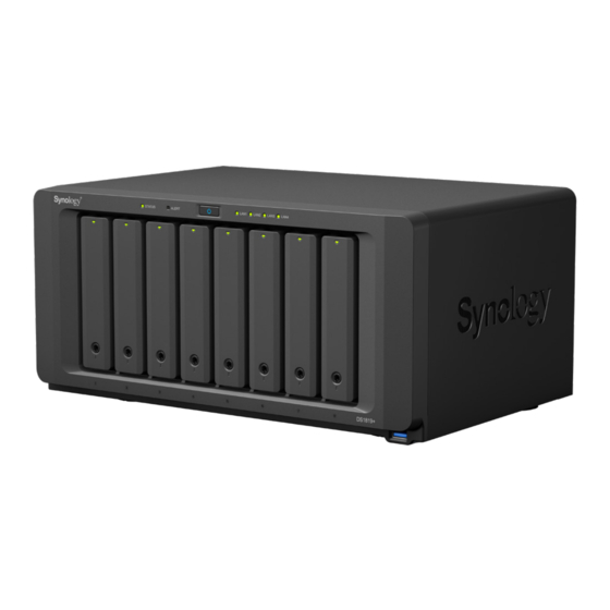 Synology DiskStation DS1819+ Hardware Installation Manual