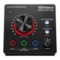 Roland BRIDGE CAST Owner's Manual