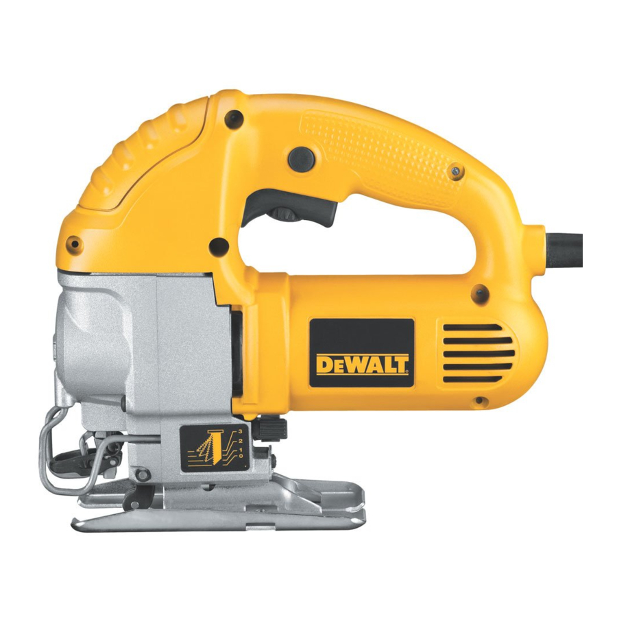DeWalt DW317 Manual