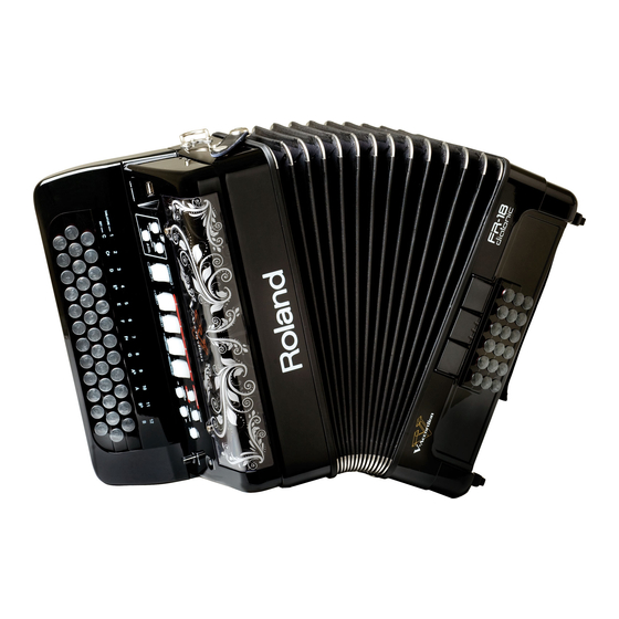 Roland V-Accordion FR-18 diatonic Owner's Manual
