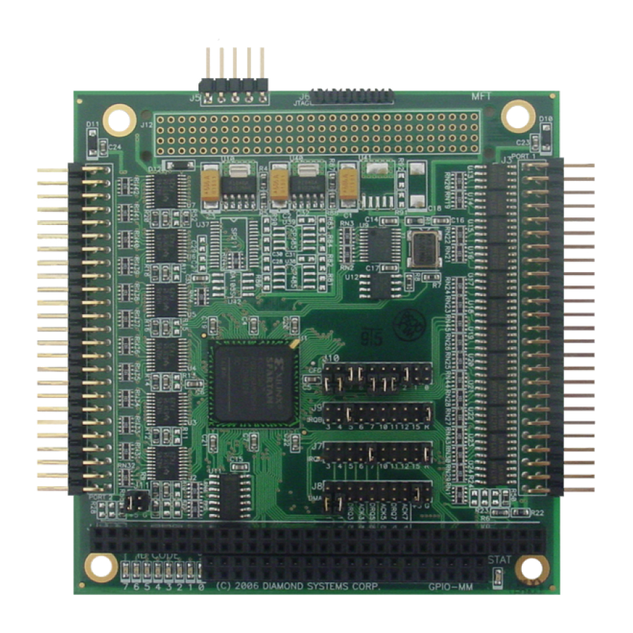 Diamond Systems GPIO-MM Manual