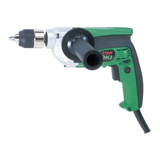 HIKOKI D 10VF Rotary Drill Manuals