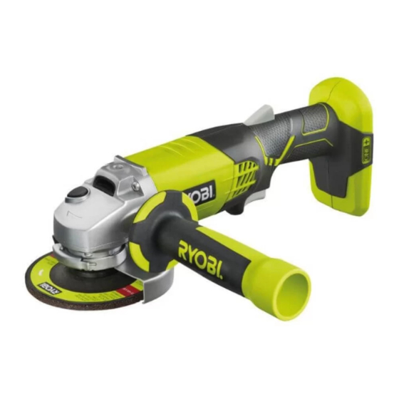 Ryobi R18AG-0 Original Instructions Manual