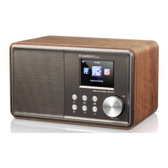 Albrecht Audio DR 471 Manual