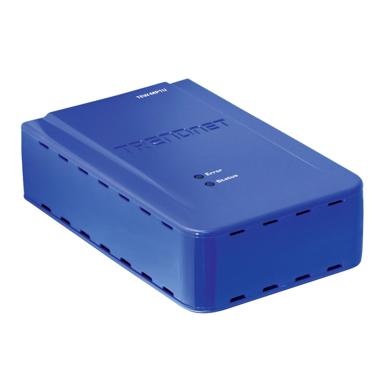 TRENDnet TEW-MP1U Manual D'installation Rapide