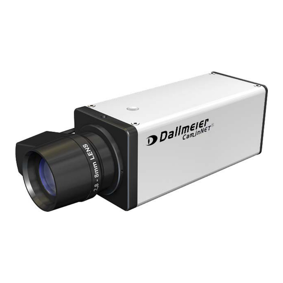 dallmeier DF3000IP Installation And Configuration Manual