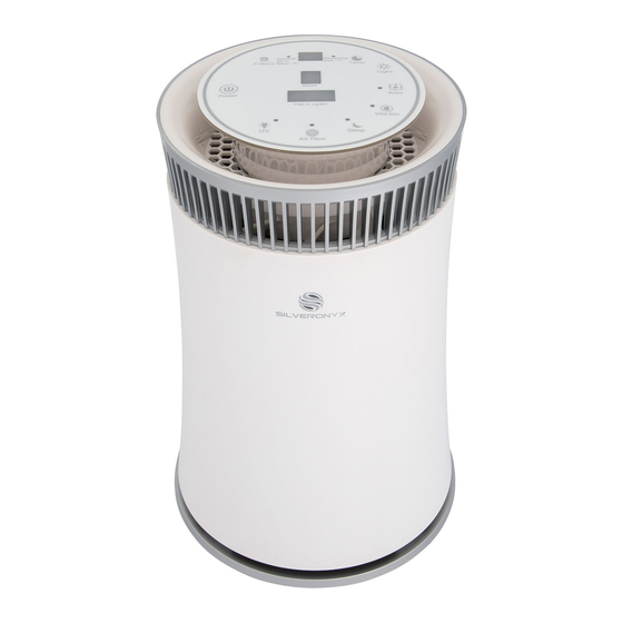 SilverOnyx 5 SPEED AIR PURIFIER User Manual