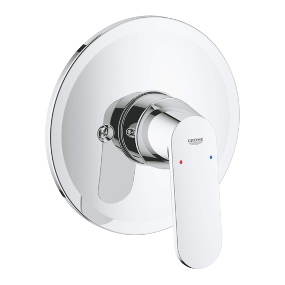 Grohe Eurosmart Cosmopolitan 19411 Quick Start Manual
