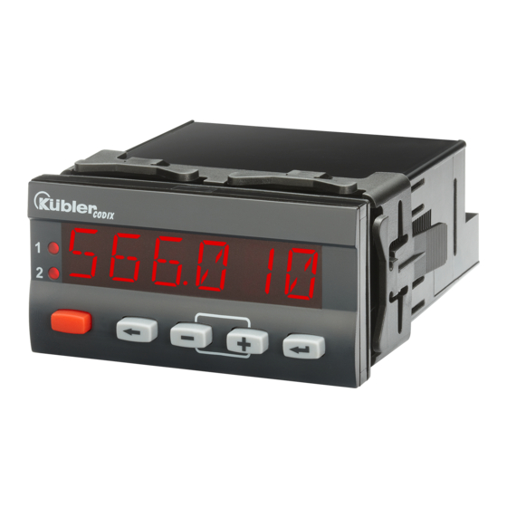 Kübler CODIX 566 Manual