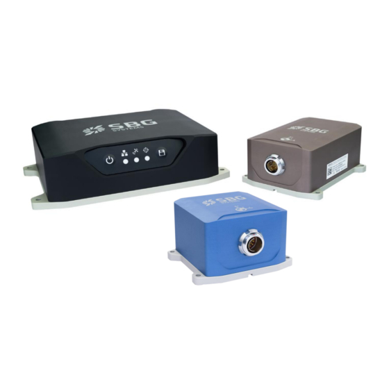 SBG Navsight Ekinox IMU Manuals