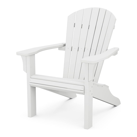 Polywood Seashell Adirondack SH22 Assembly Instructions