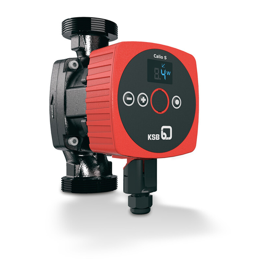 KSB Calio S Installation & Operating Manual