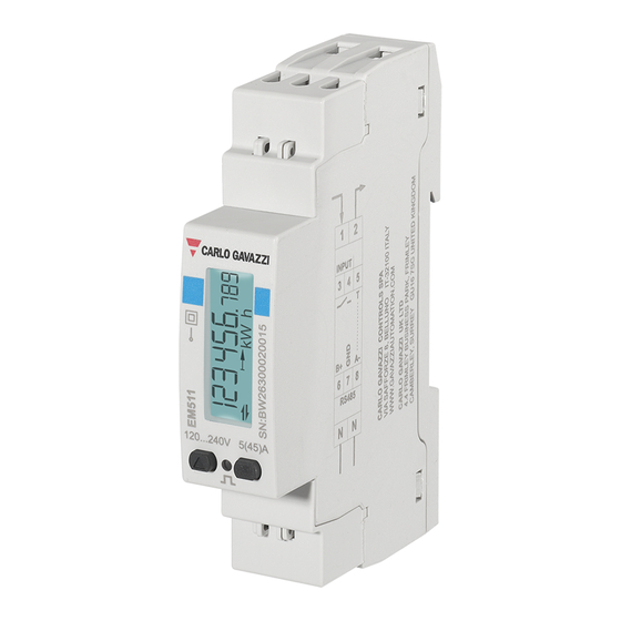 CARLO GAVAZZI EM511 User Manual